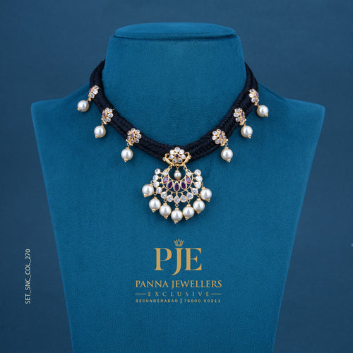 Semi Precious Short Necklace