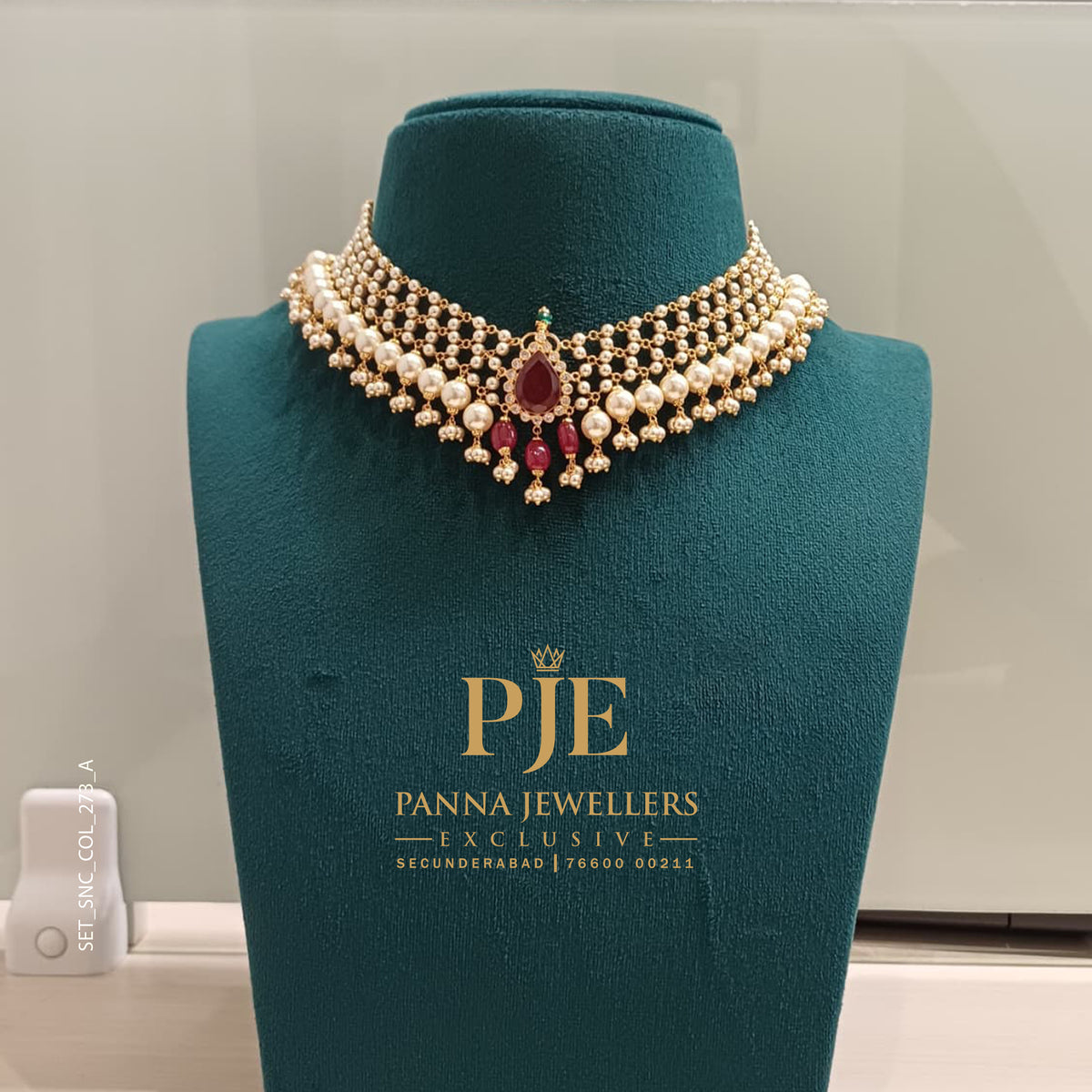 Semi Precious Short Necklace
