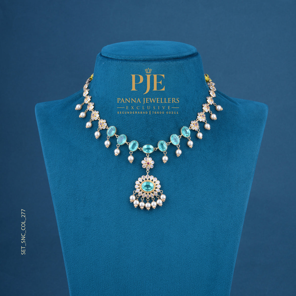 Semi Precious Short Necklace
