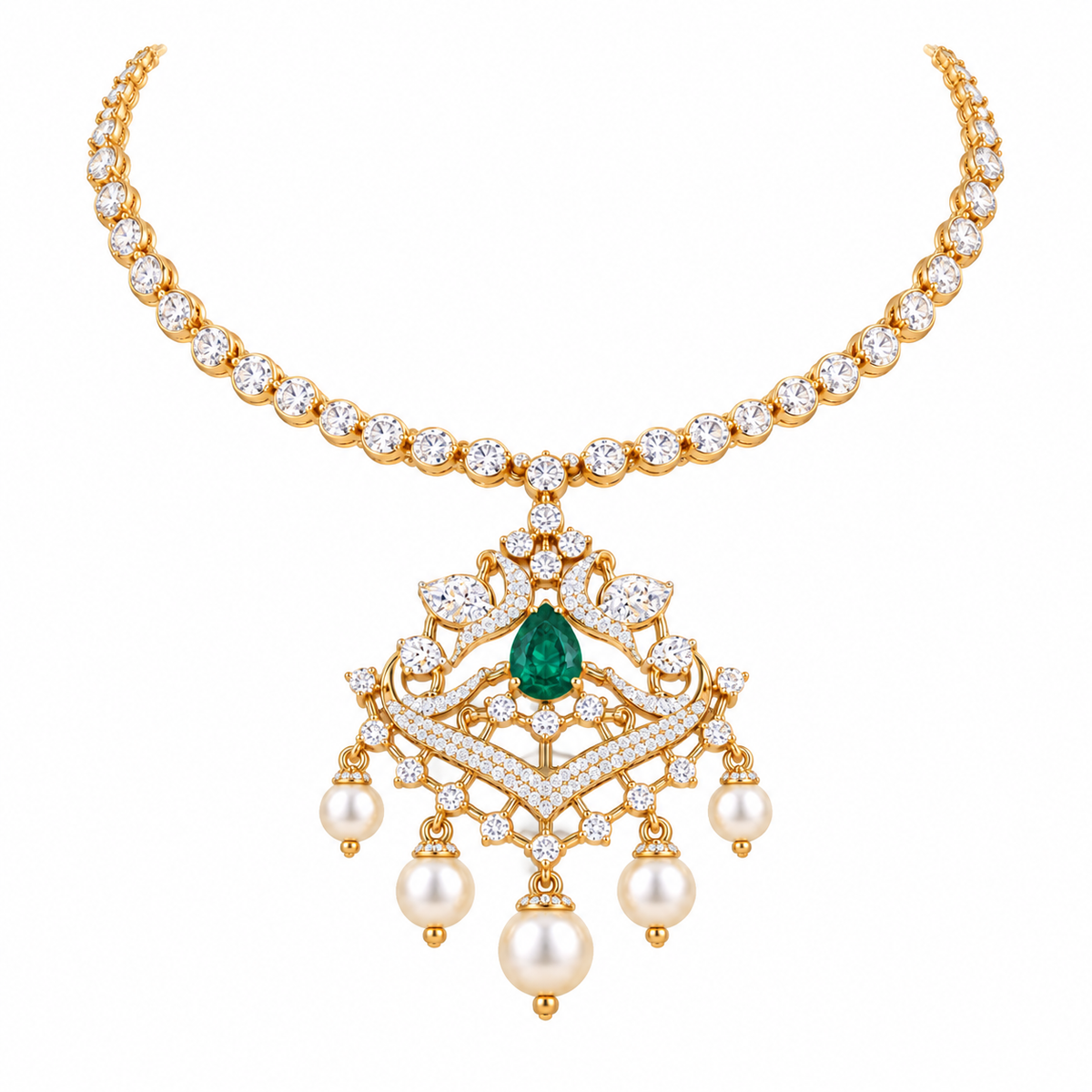 Bhavya 18KT Gold Necklace
