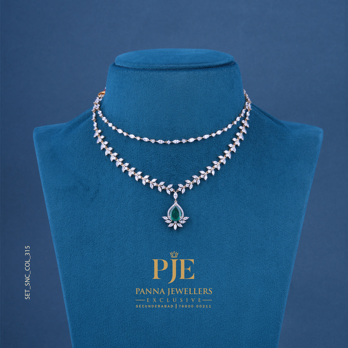 Semi Precious Short Necklace