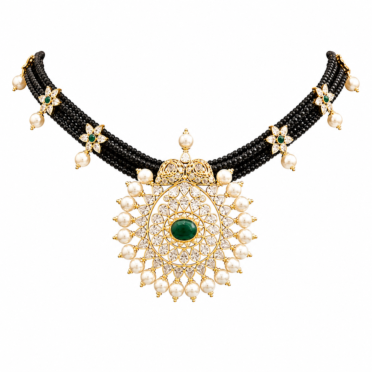 Semi Precious Short Necklace