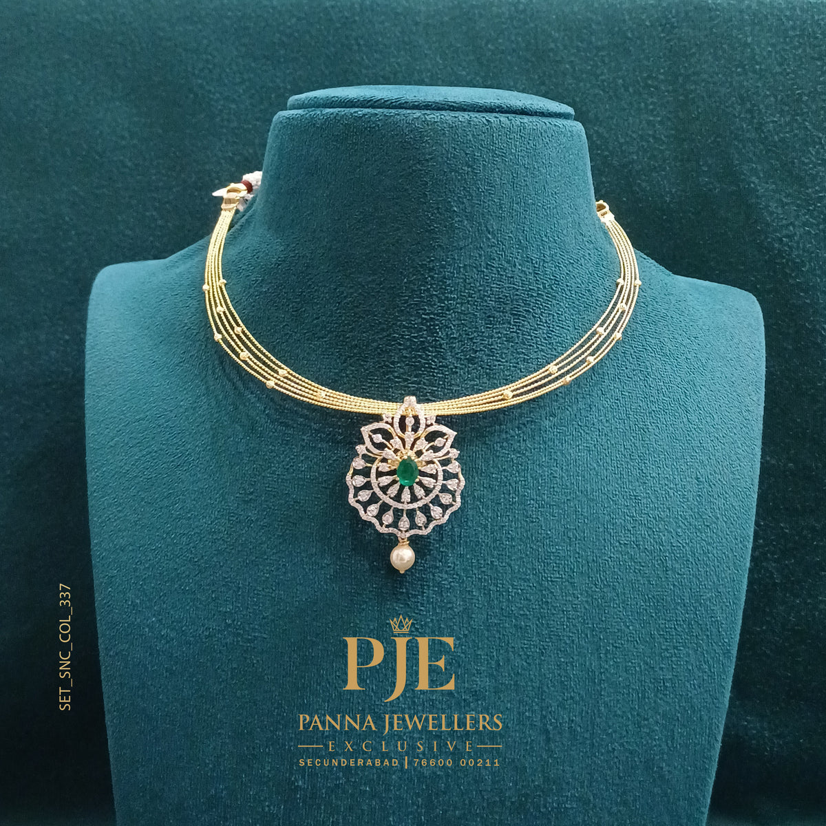 Semi Precious Short Necklace