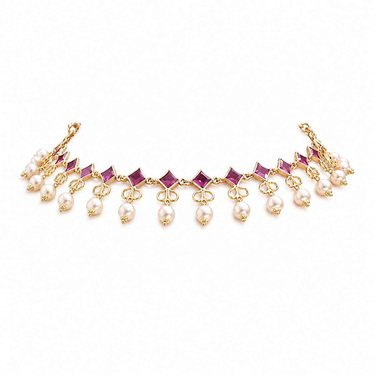 Semi Precious Short Necklace