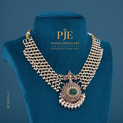 Semi Precious Short Necklace