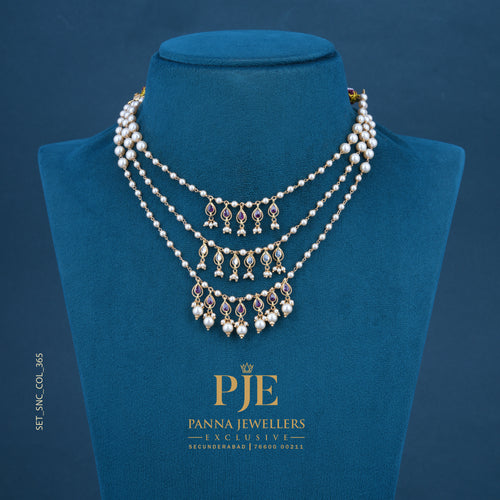 Semi Precious Short Necklace