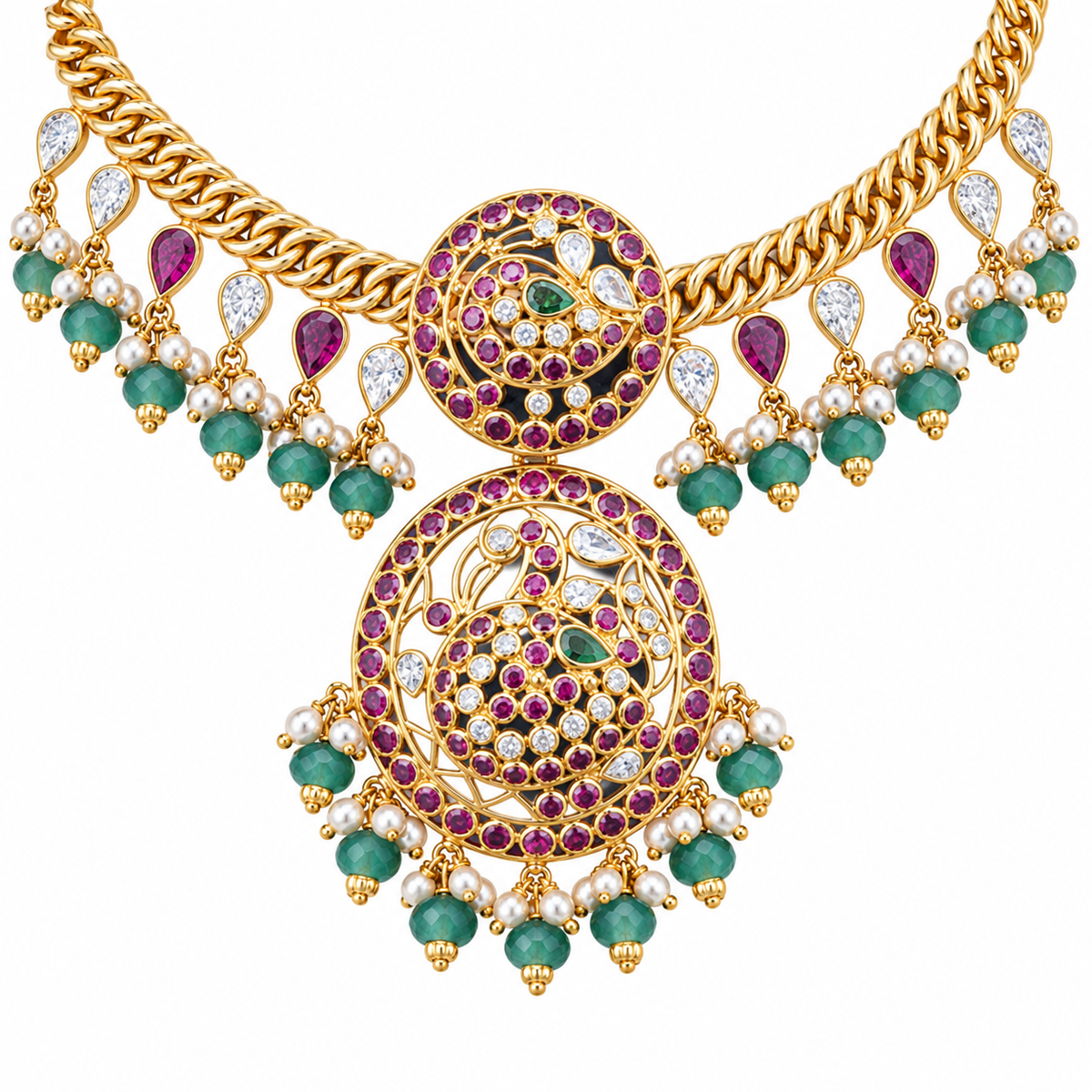 Semi Precious Short Necklace