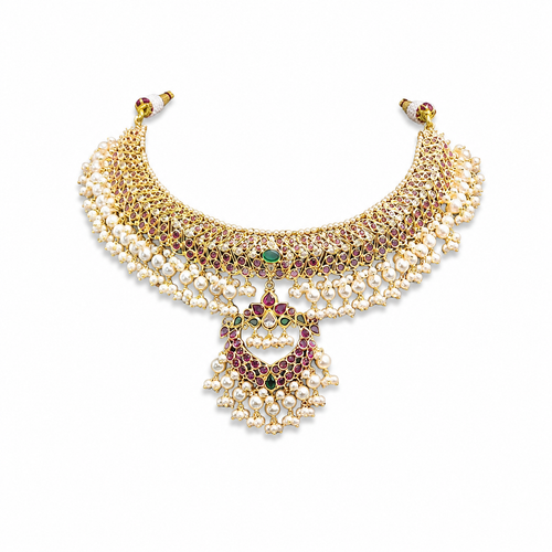 Semi Precious Short Necklace