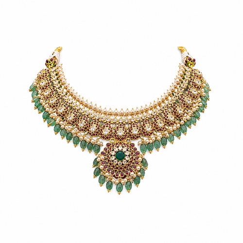 Semi Precious Short Necklace