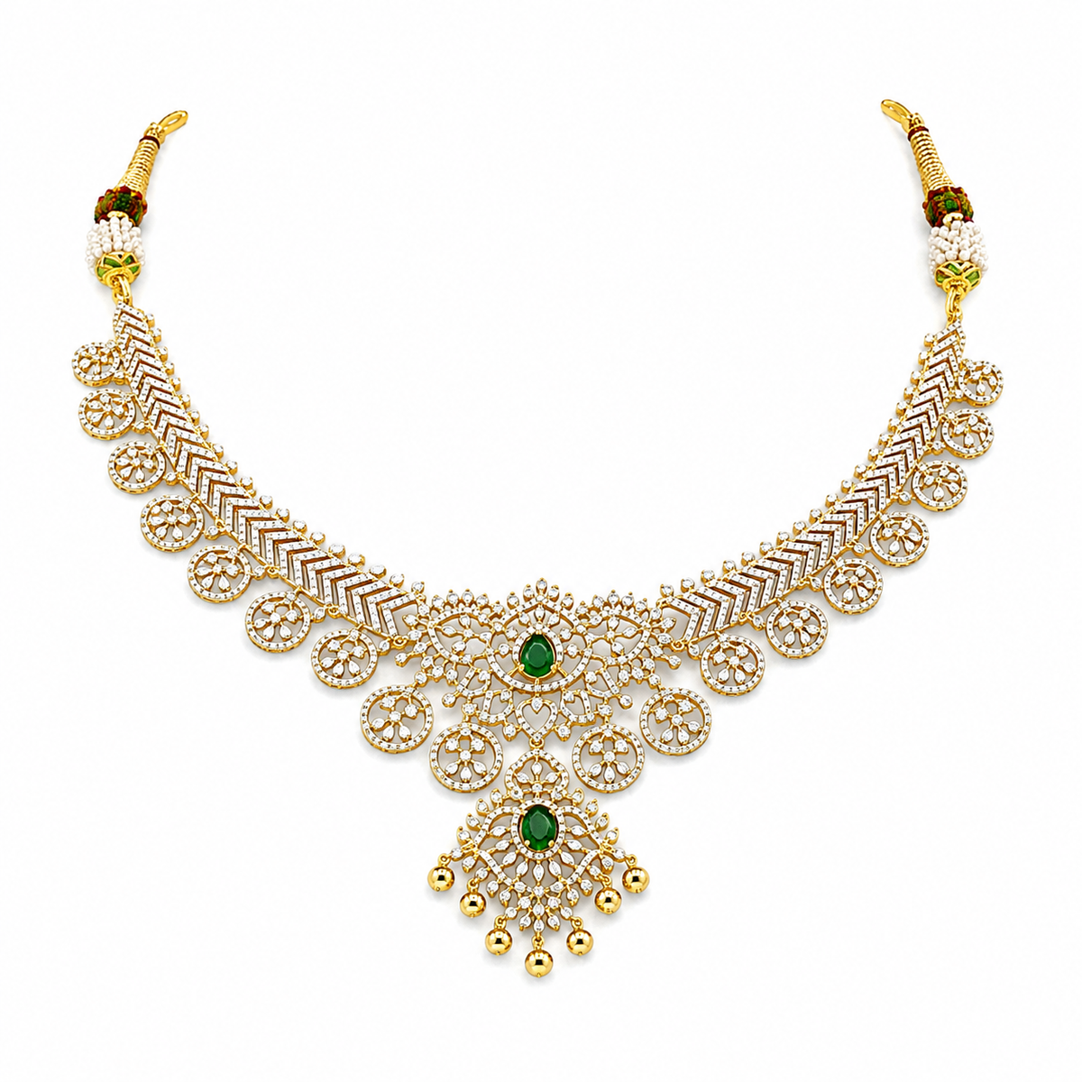 Semi Precious Short Necklace