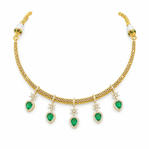 Semi Precious Kanti Necklace