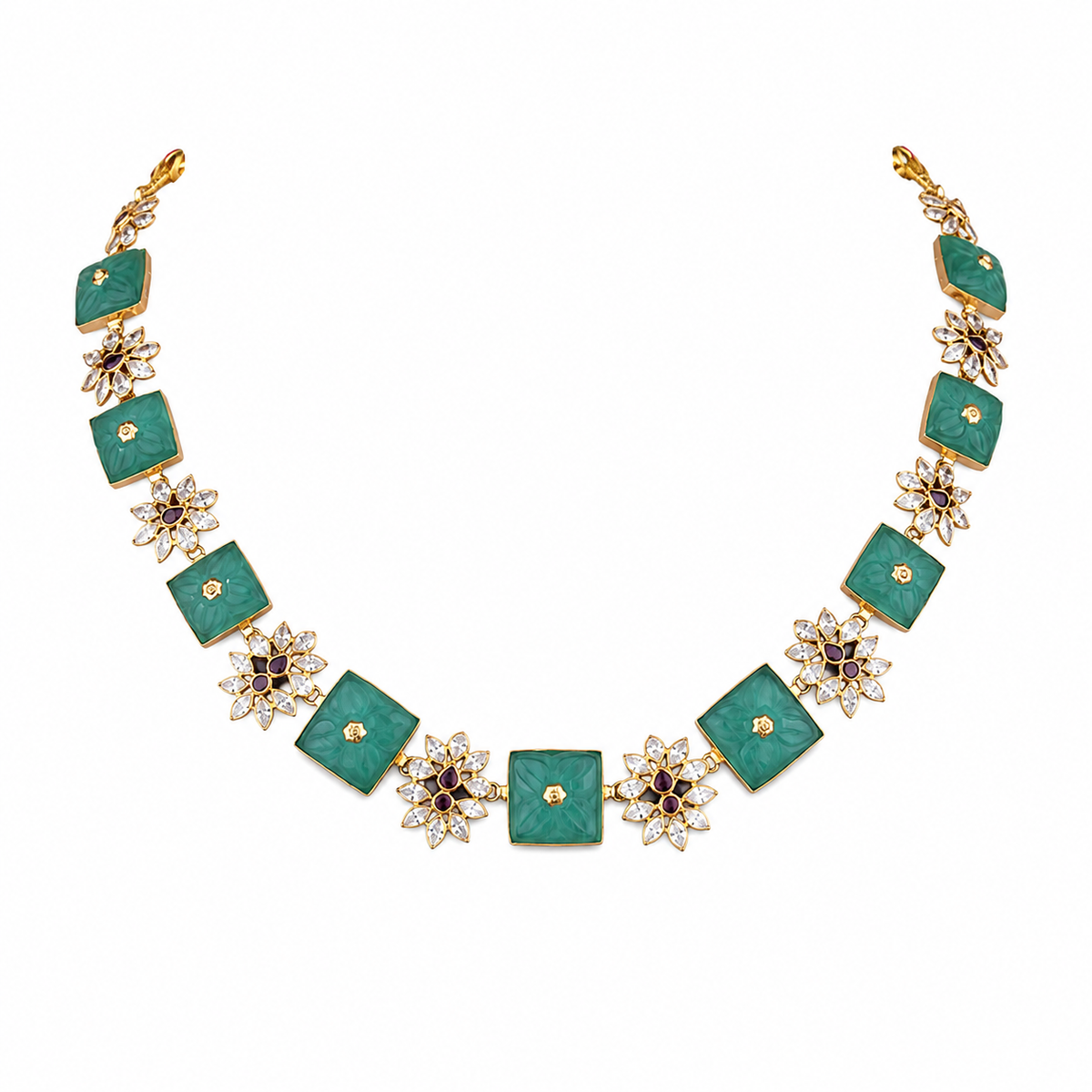 Semi Precious Short Necklace