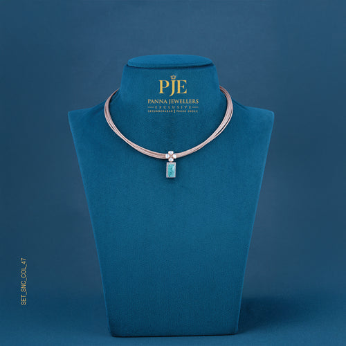 Semi Precious Short Necklace
