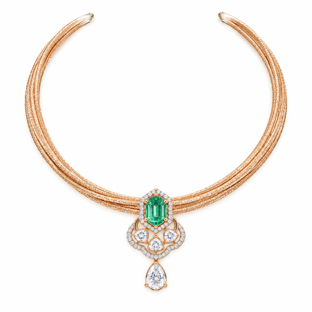 Gitanjali 18KT Gold Short Necklace