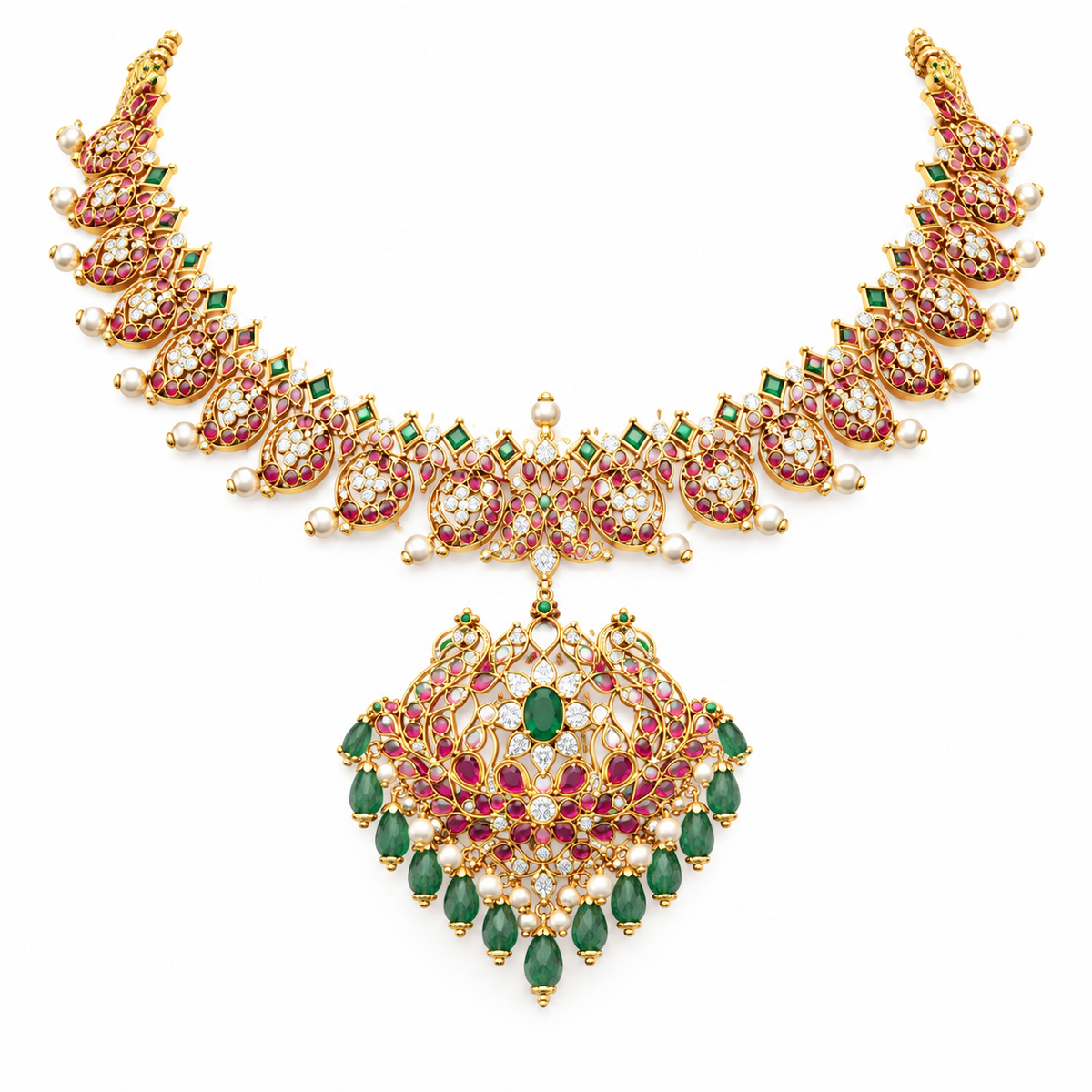 Semi Precious Short Necklace