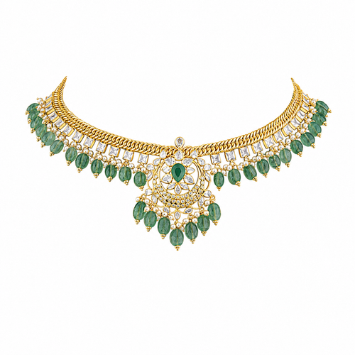 Semi Precious Short Necklace