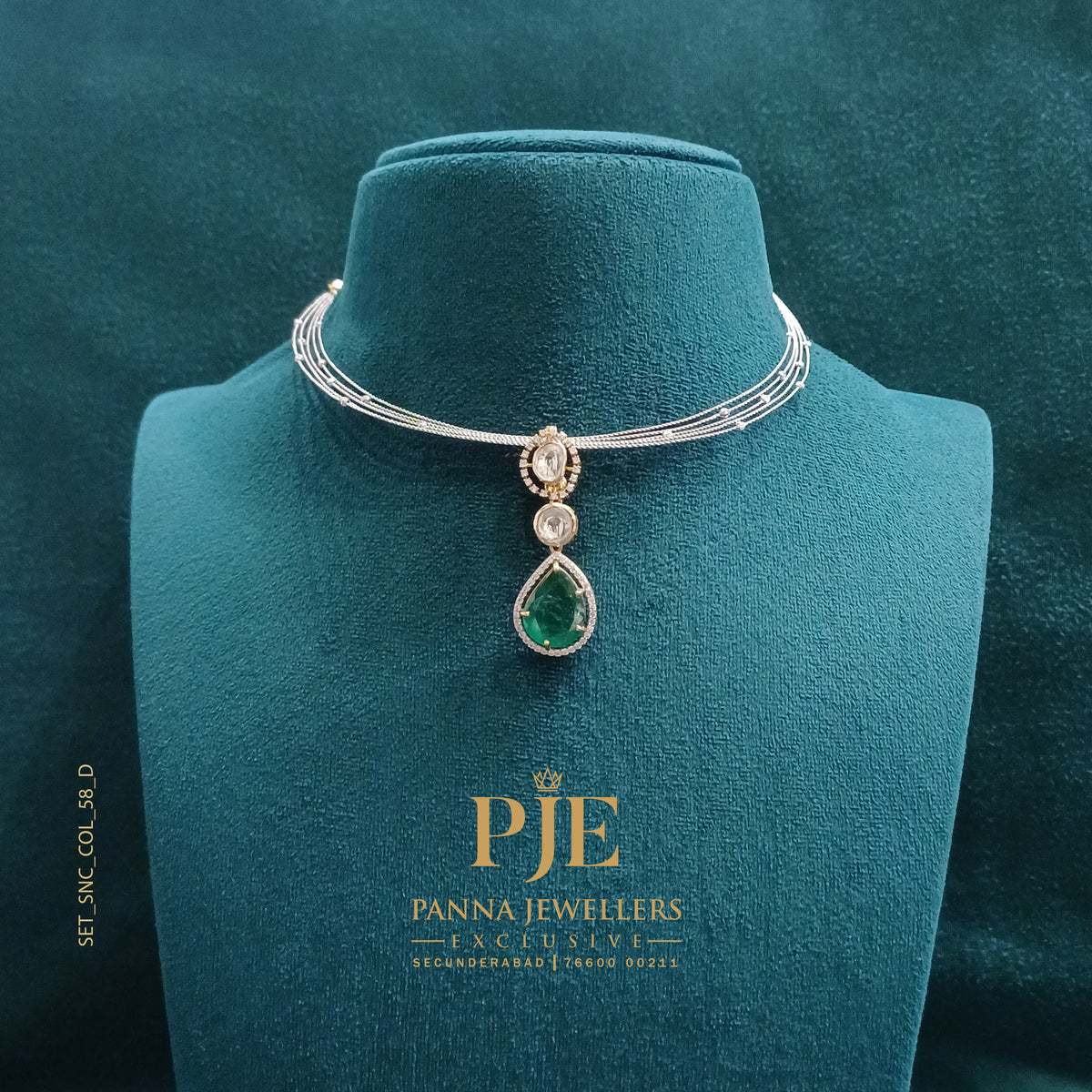 Semi Precious Short Necklace