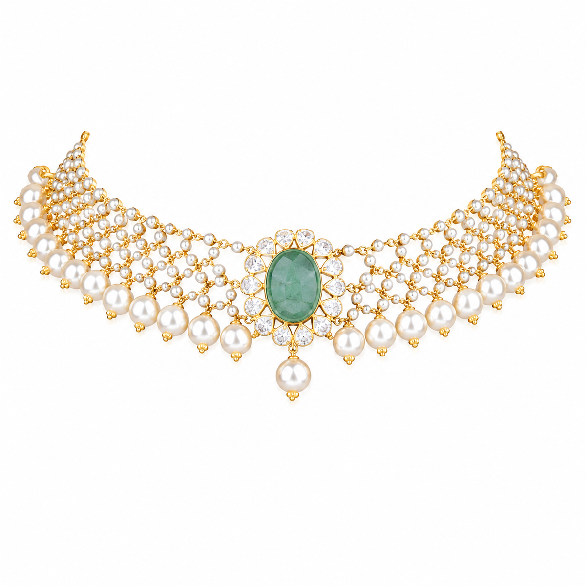 Semi Precious Short Necklace