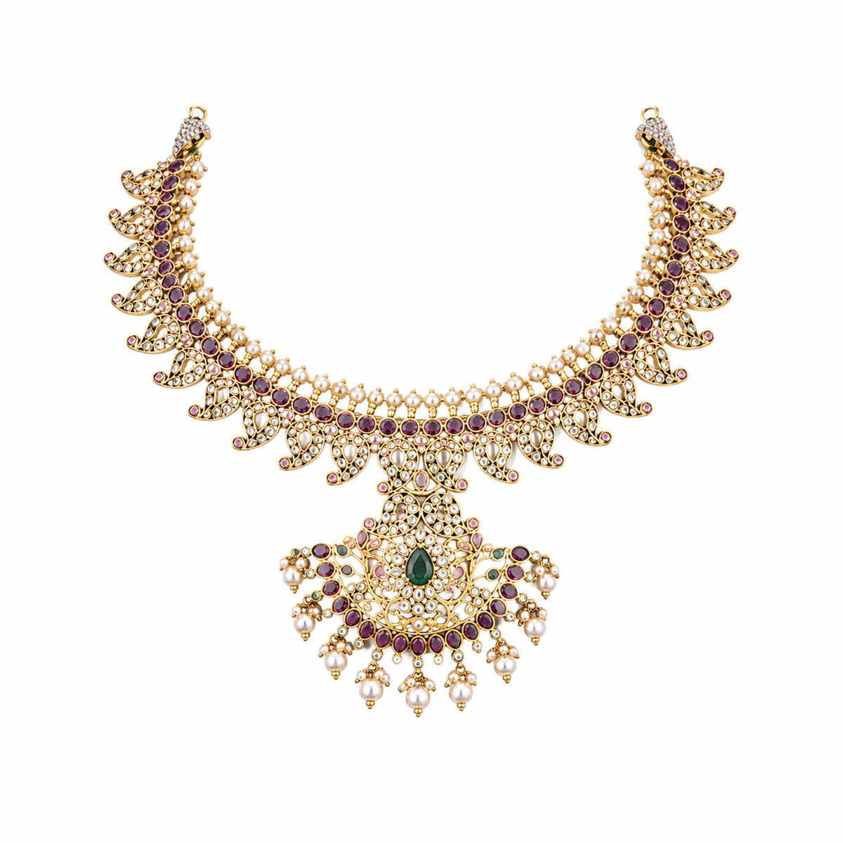 Semi Precious Short Necklace