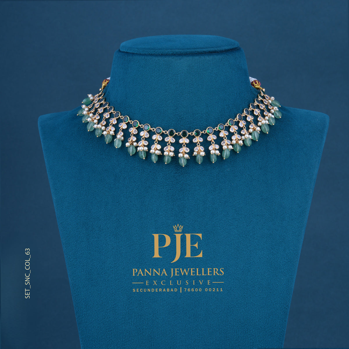 Semi Precious Short Necklace