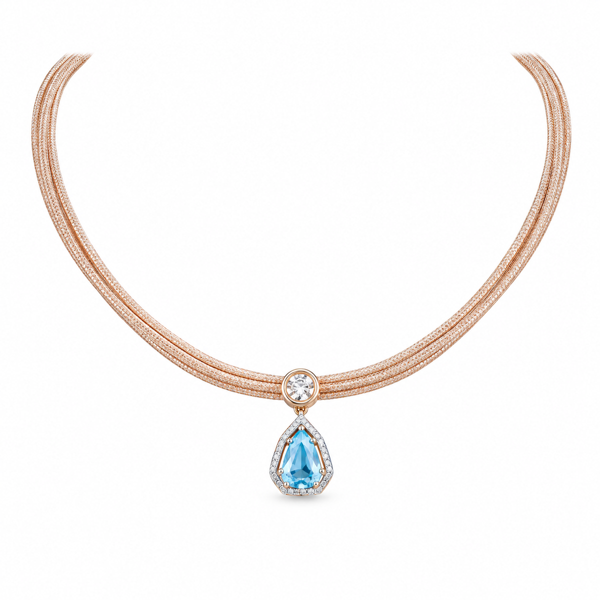 Semi Precious Short Necklace