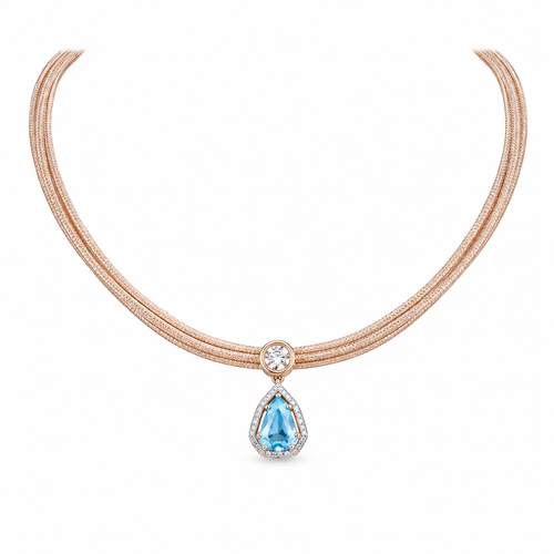 Semi Precious Short Necklace