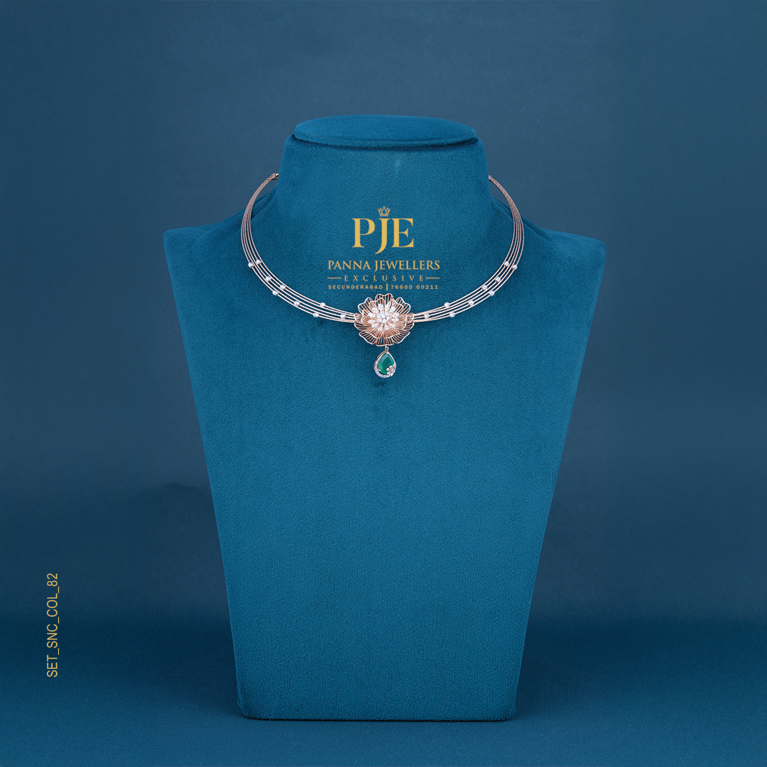 Semi Precious Short Necklace