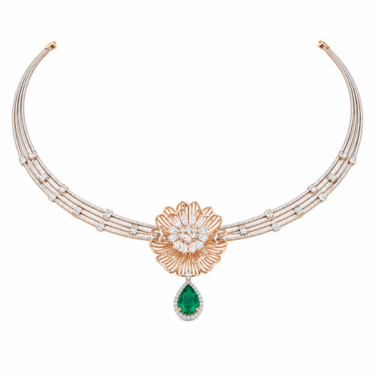 Sanskriti 18KT Gold Necklace