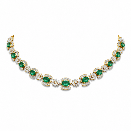 Semi Precious Short Necklace