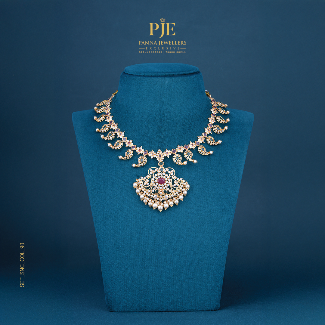 Semi Precious Short Necklace