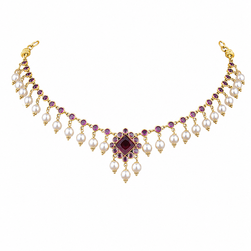 Semi Precious Short Necklace