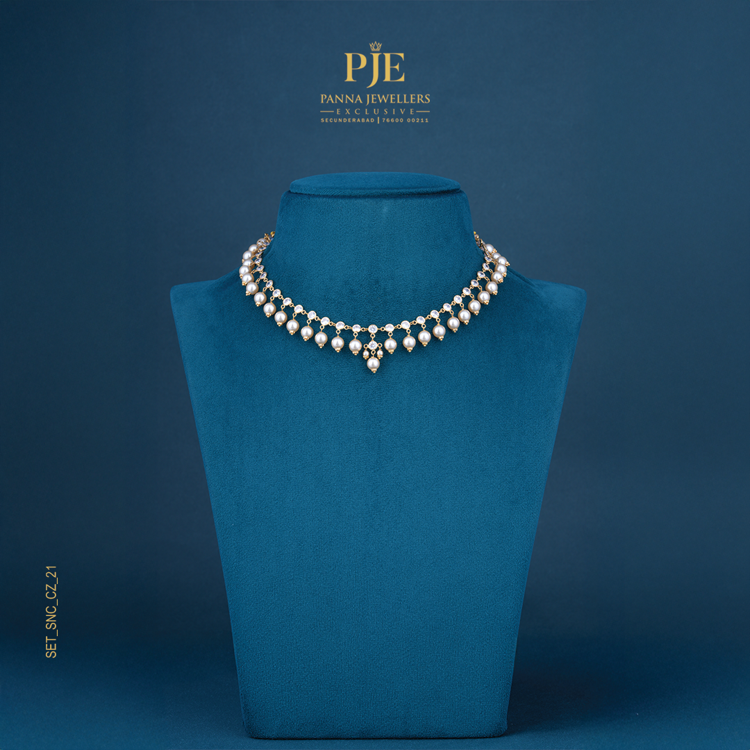 Semi Precious Short Necklace