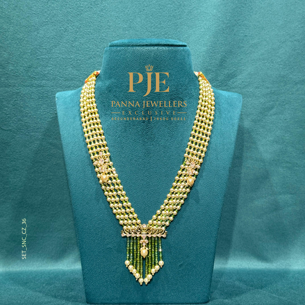 Semi Precious Beaded Necklace