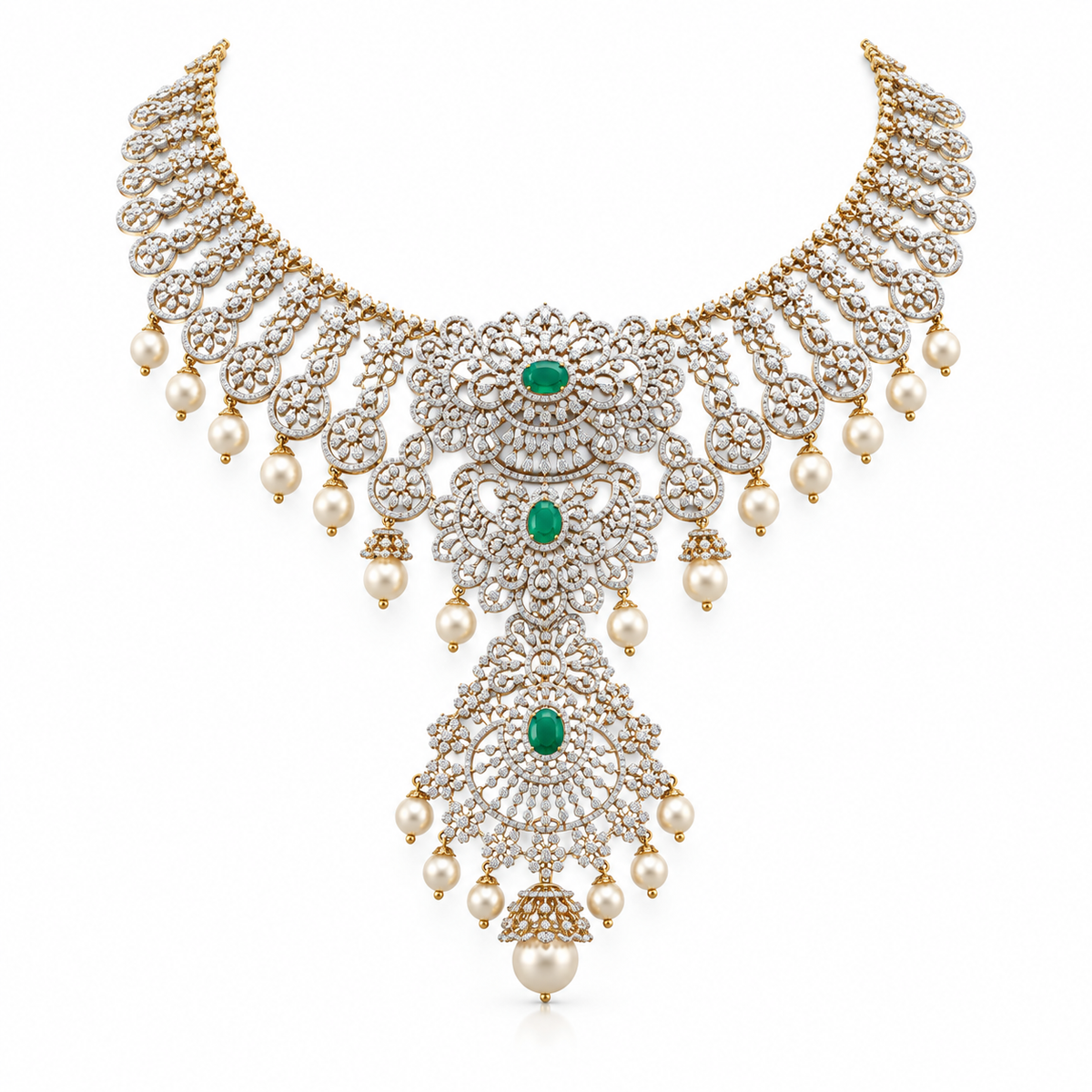 Semi Precious Short Necklace