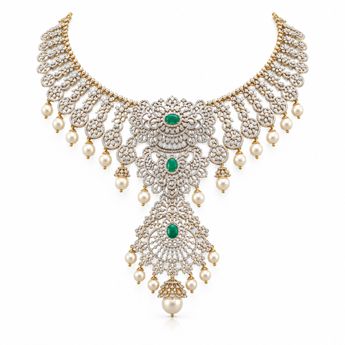 Semi Precious Short Necklace