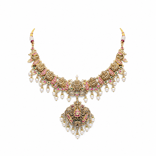 Semi Precious Short Necklace