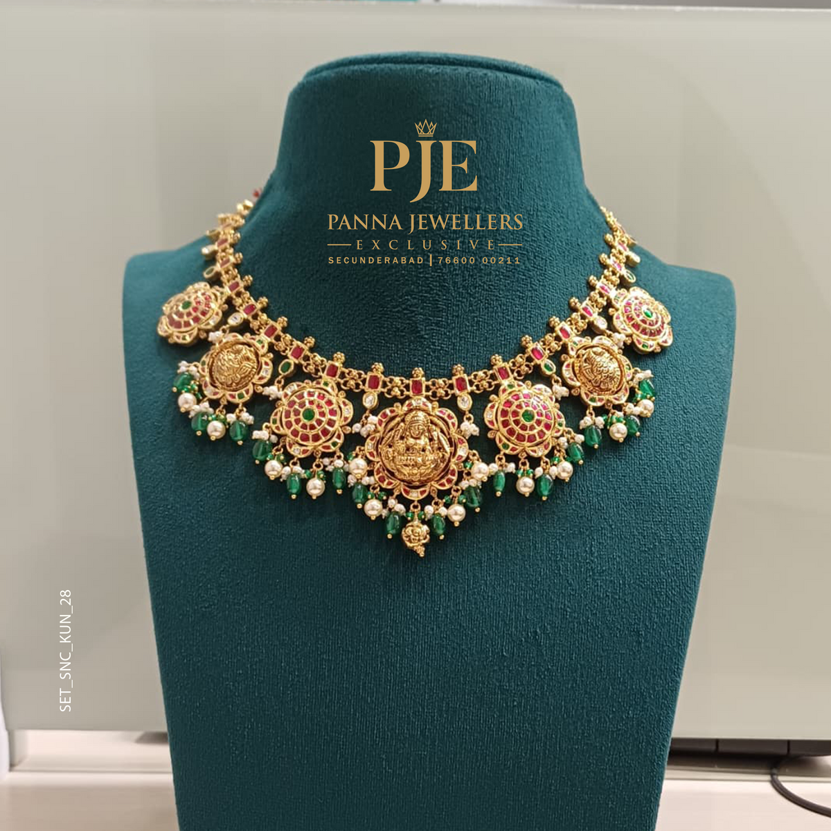 Semi Precious Short Necklace