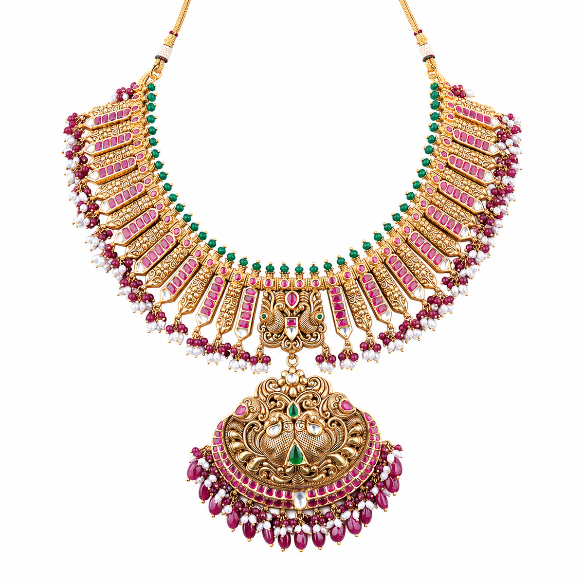 Semi Precious Short Necklace