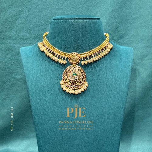 Semi Precious Short Necklace