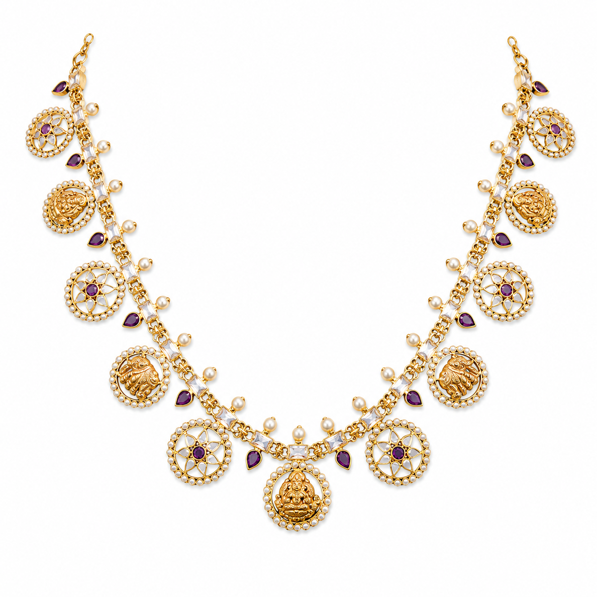 Semi Precious Short Necklace