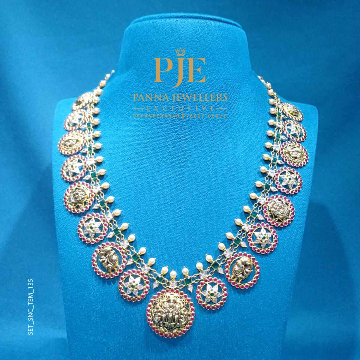 Semi Precious Short Necklace