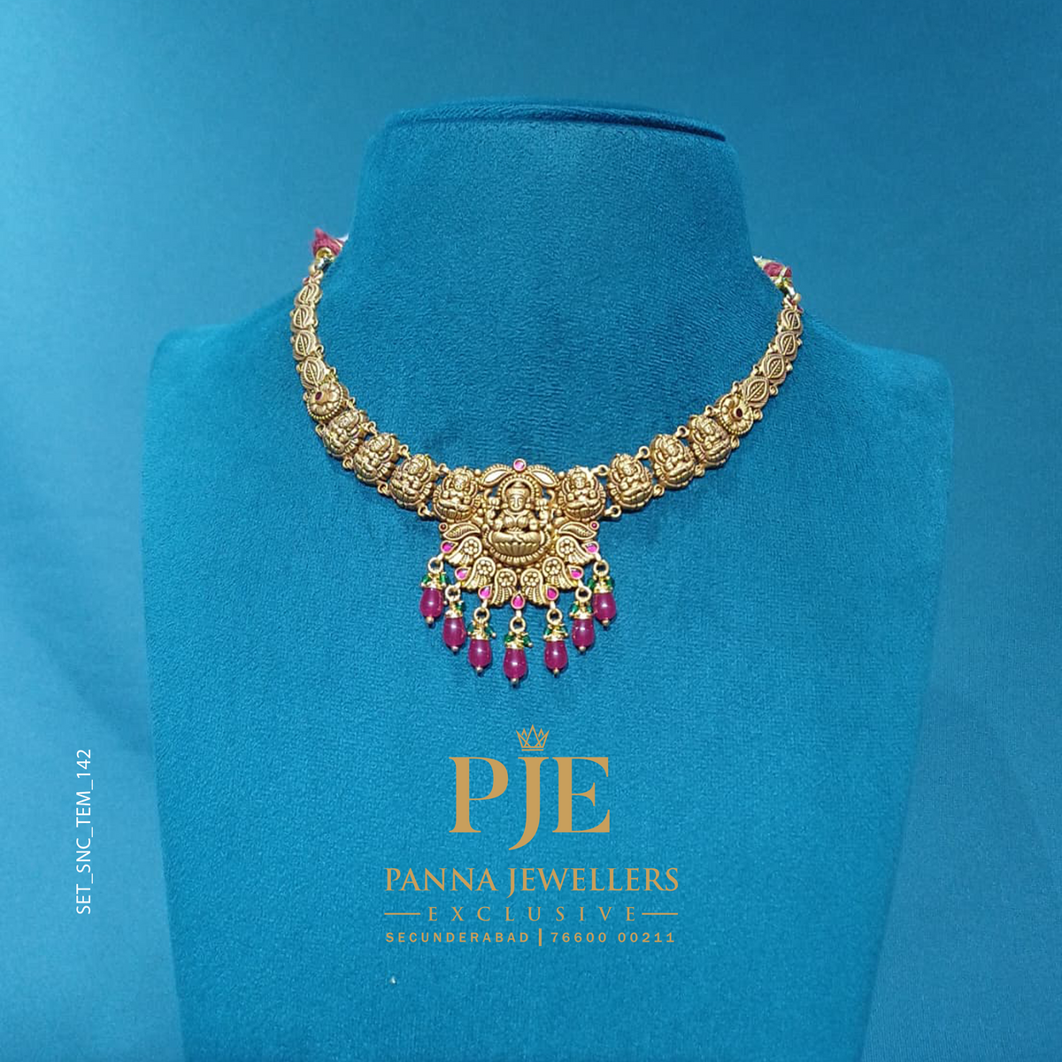 Semi Precious Short Necklace