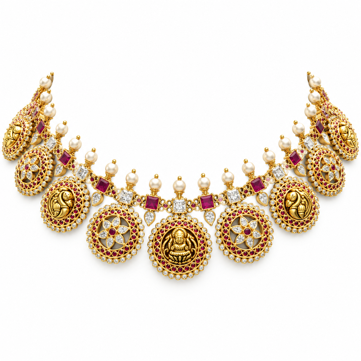 Semi Precious Short Necklace