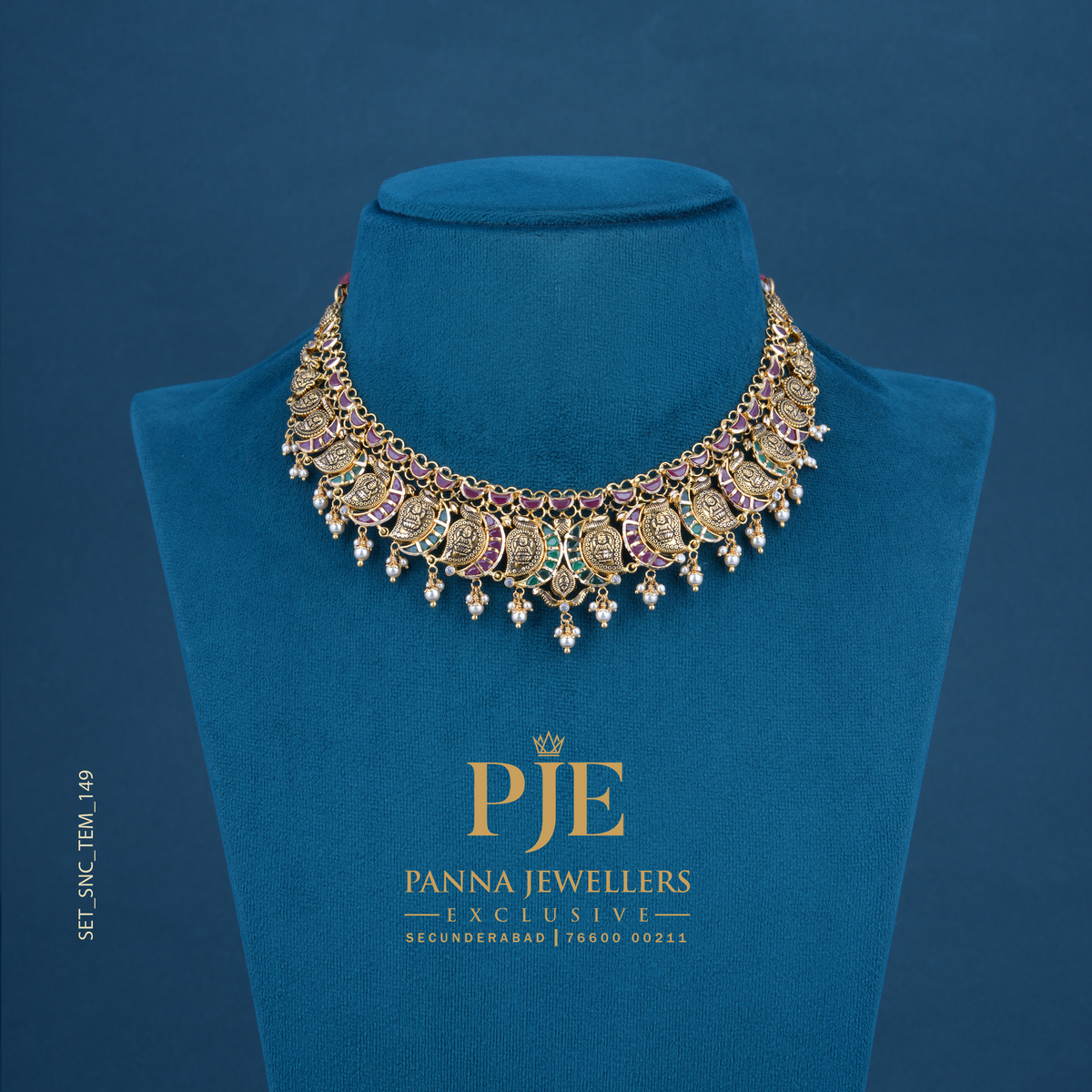 Semi Precious Short Necklace