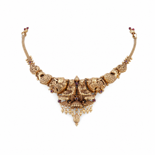 Semi Precious Short Necklace
