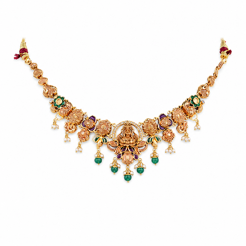 Semi Precious Short Necklace