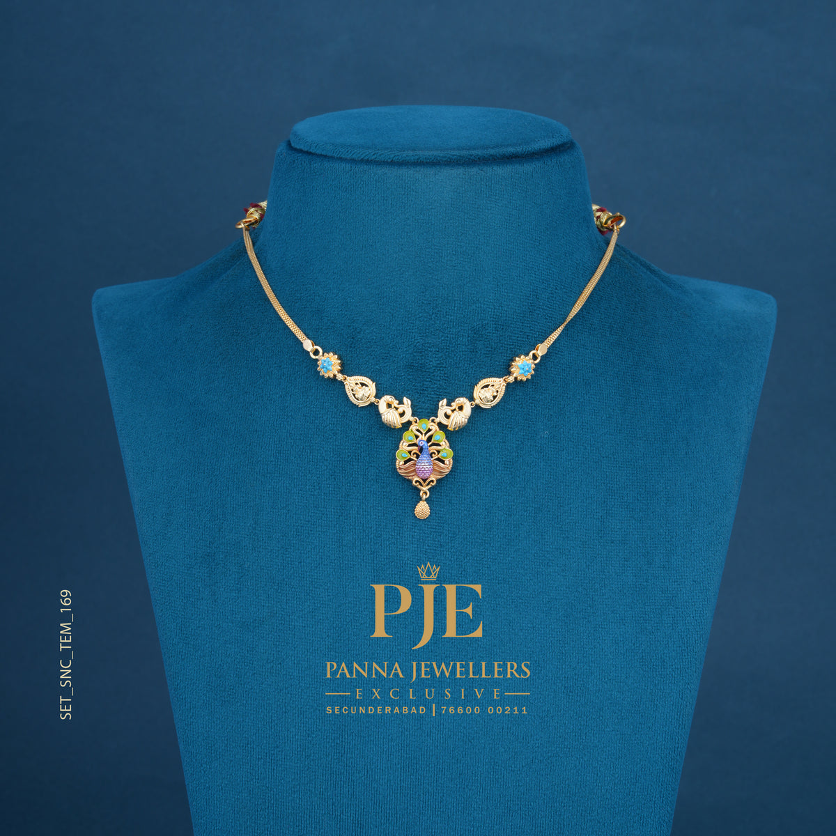Semi Precious Short Necklace