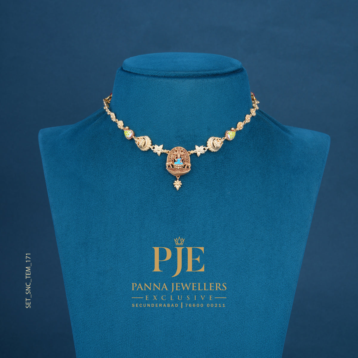 Semi Precious Short Necklace