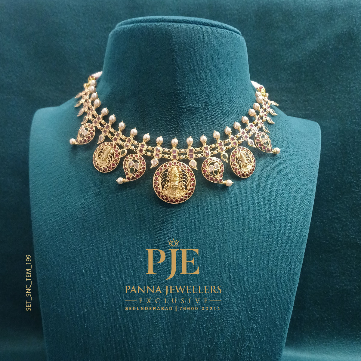 Semi Precious Short Necklace