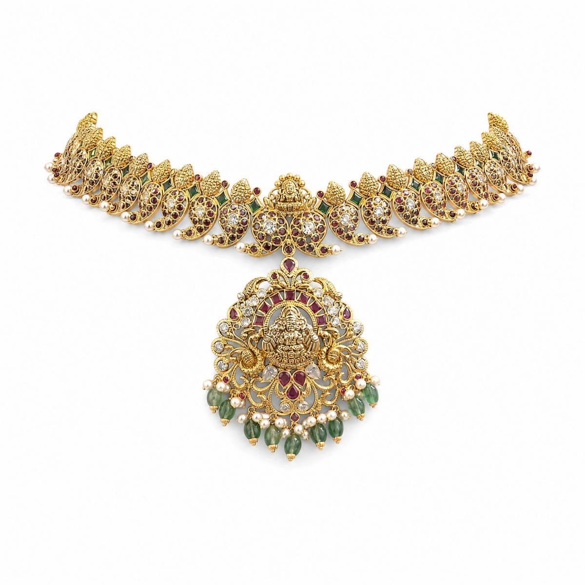 Semi Precious Short Necklace